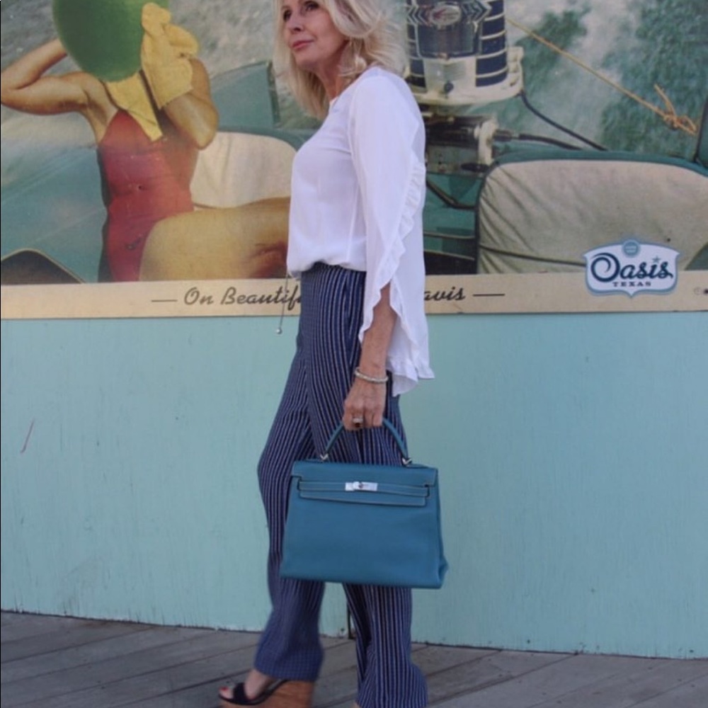 A.L.C Flutter Sleeve Blouse